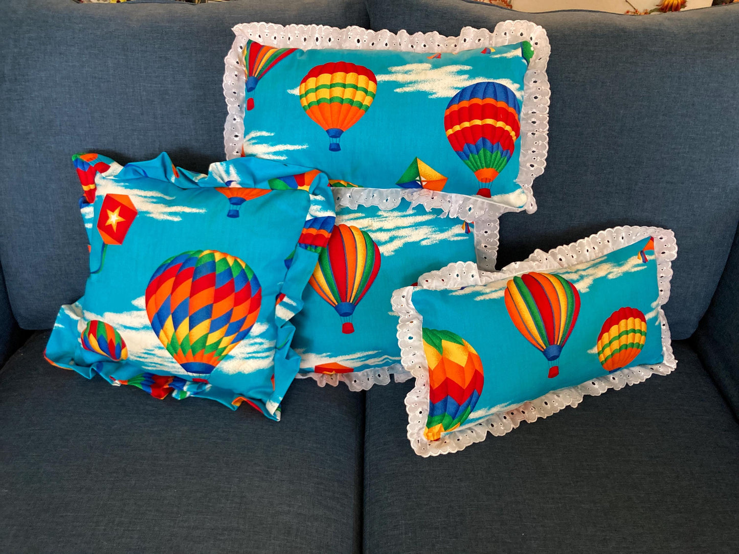 Hot Air Balloons and Kites Pillows