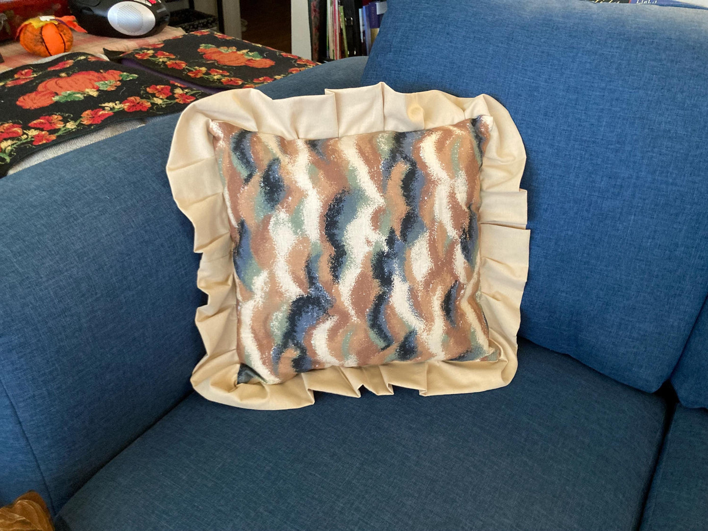 Waves Throw Pillow