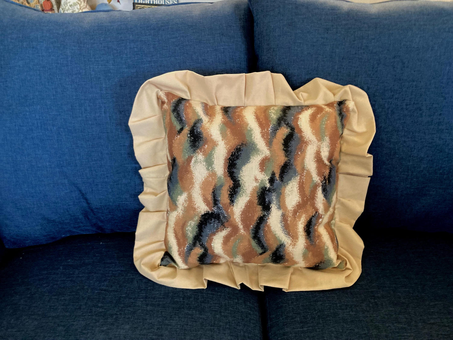 Waves Throw Pillow