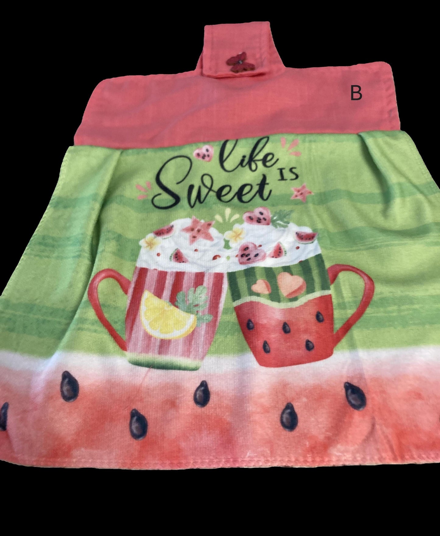 WATERMELONS and Gnomes enjoying summer on towels.