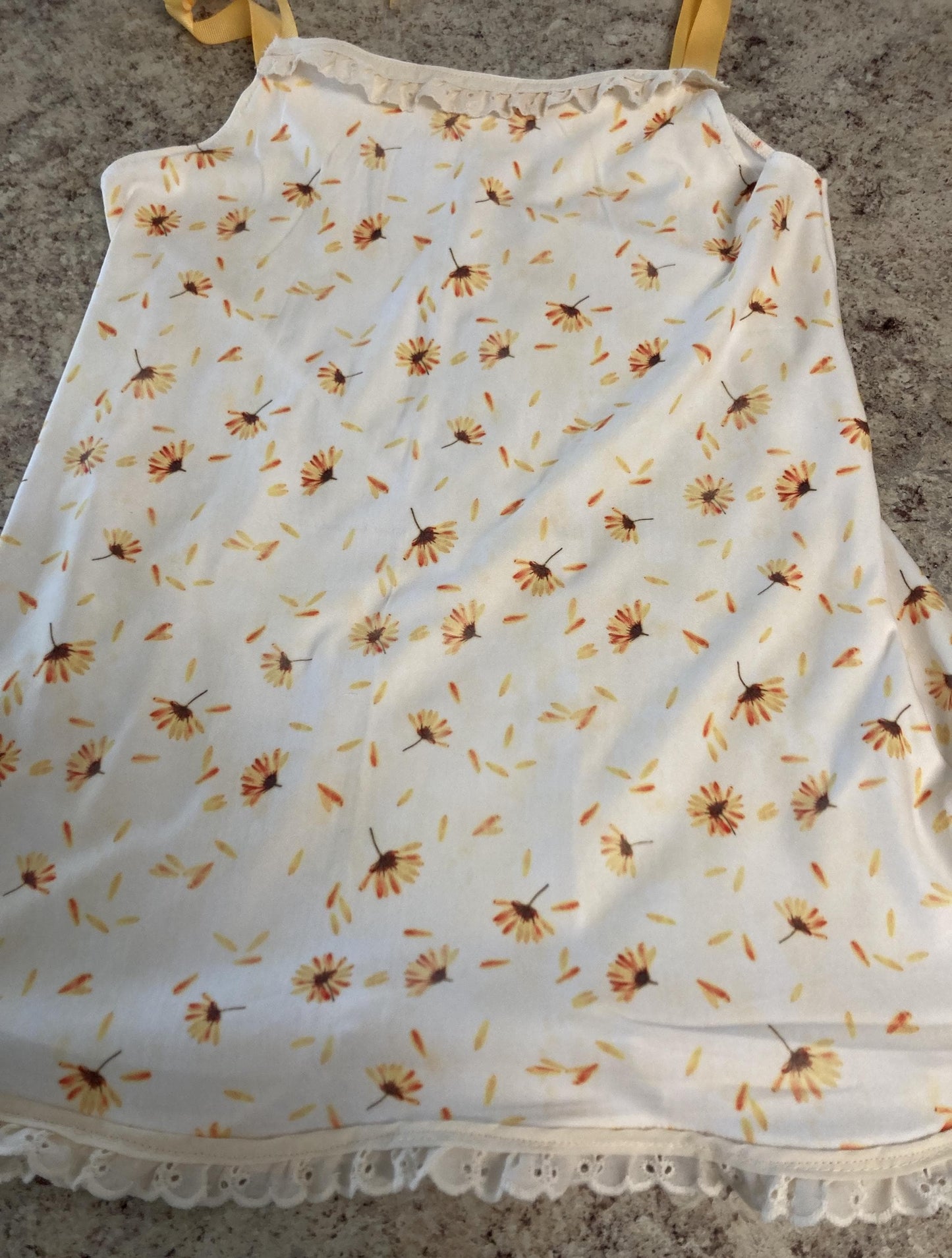 Little/Young Girl's 3-in-1 Outfit with daisies