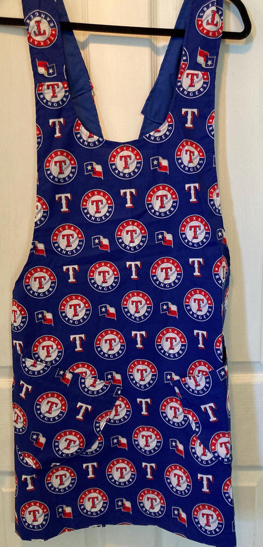 TEXAS RANGERS FAN Cross back Apron