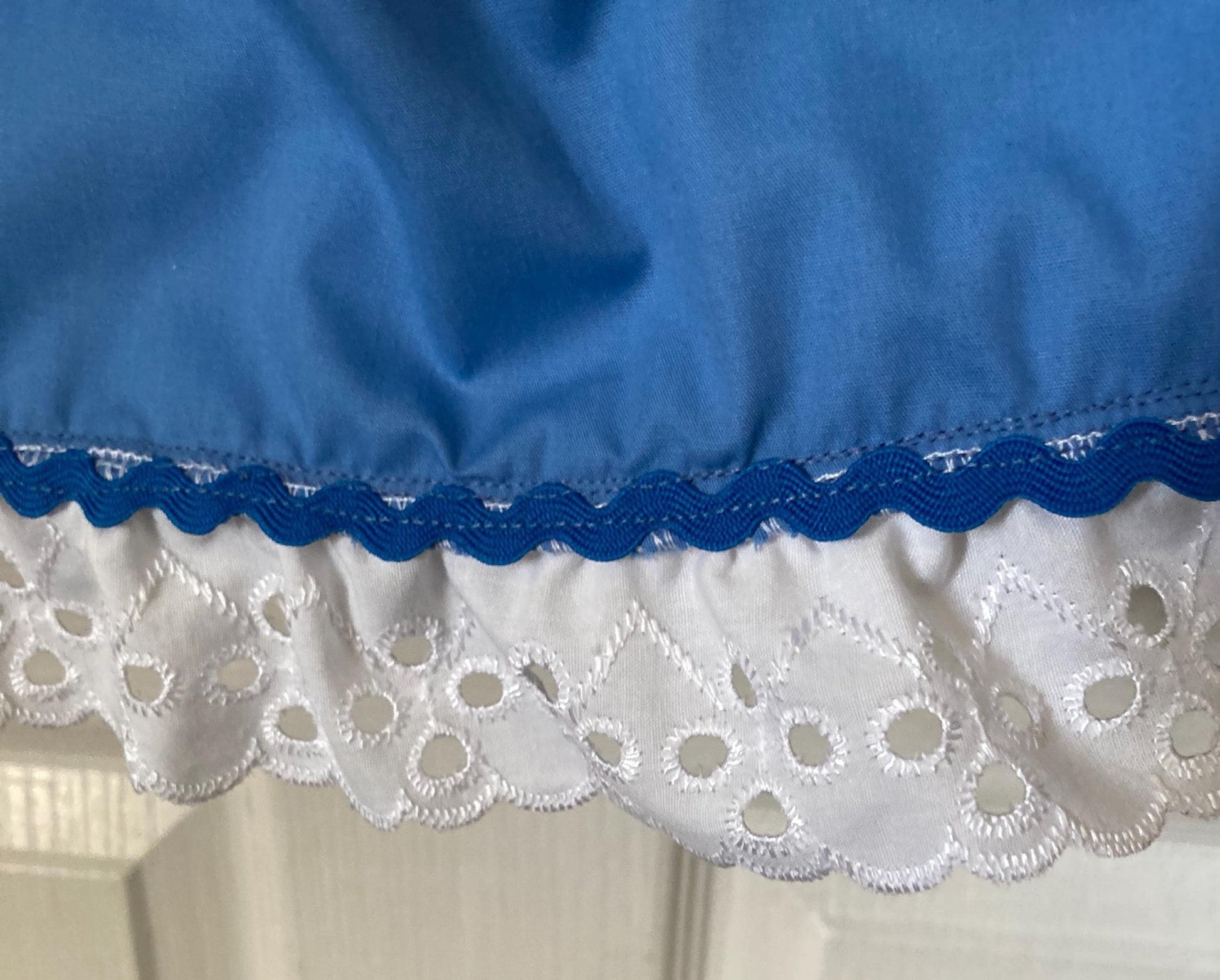 BLUE GINGHAM REVERSIBLE Pillowcase Dress for Girls