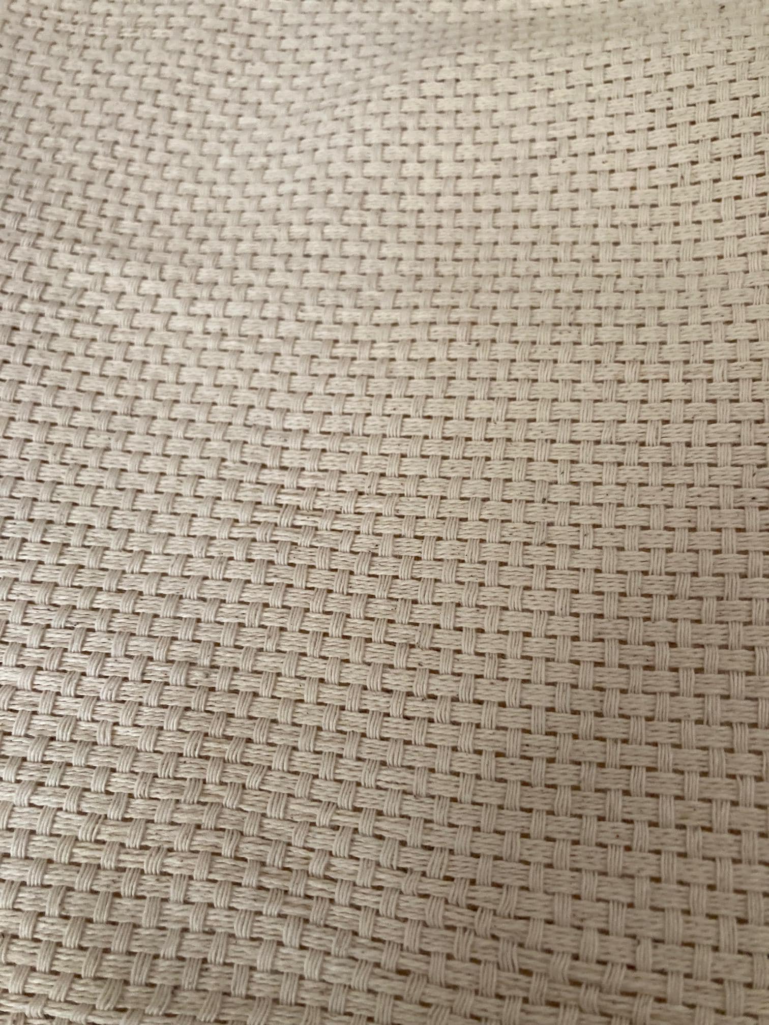 MONKS CLOTH NATURAL 100% Cotton for punch needle work 1 yard piece